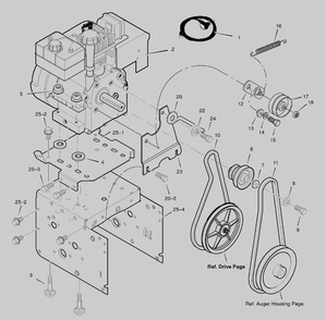 Part Location Diagram of 1501062E540 Briggs and Stratton Engine mount plate